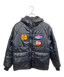 Hysteric Glamour（ヒステリックグラマー）の古着「RACING フーデッドブルゾン 中綿ジャケット」｜ブラック