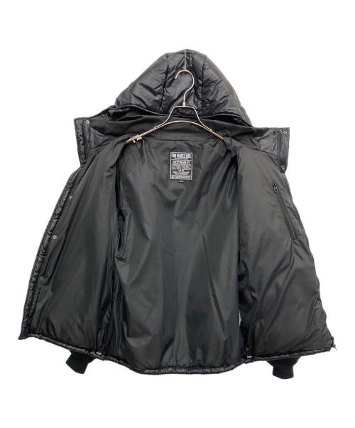 Hysteric Glamour（ヒステリックグラマー）Hysteric Glamour (ヒステリックグラマー) RACING フーデッドブルゾン 中綿ジャケット ブラック サイズ:SIZE Sの古着・服飾アイテム