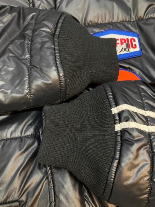 Hysteric Glamour（ヒステリックグラマー）Hysteric Glamour (ヒステリックグラマー) RACING フーデッドブルゾン 中綿ジャケット ブラック サイズ:SIZE Sの古着・服飾アイテム