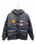 Hysteric Glamour（ヒステリックグラマー）の古着「RACING フーデッドブルゾン 中綿ジャケット」｜ブラック