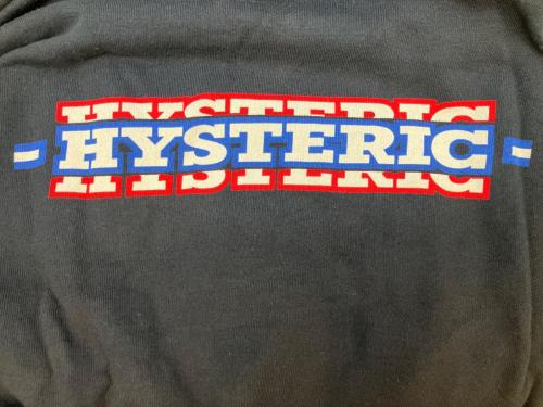Hysteric Glamour（ヒステリックグラマー）Hysteric Glamour (ヒステリックグラマー) VIXEN GIRL プリント オーバーサイズ プルオーバ― パーカー ブラック サイズ:SIZE M 未使用品の古着・服飾アイテム