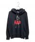 Hysteric Glamour（ヒステリックグラマー）の古着「VIXEN GIRL プリント オーバーサイズ プルオーバ― パーカー」｜ブラック