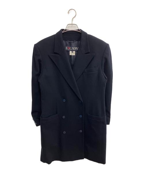 ESCADA（エスカーダ）ESCADA (エスカーダ) ウールコート チェスターコート ブラック サイズ:SIZE 38の古着・服飾アイテム