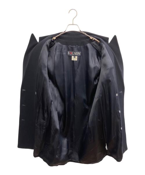 ESCADA（エスカーダ）ESCADA (エスカーダ) ウールコート チェスターコート ブラック サイズ:SIZE 38の古着・服飾アイテム