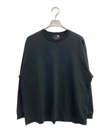 ATON（エイトン）の古着「長袖カットソー」｜ブラック