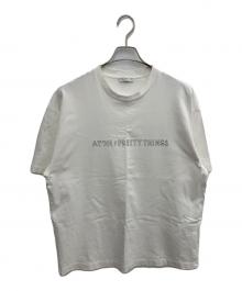 ATON（エイトン）の古着「ATON / PRETTY THINGS 半袖カットソー」｜ホワイト