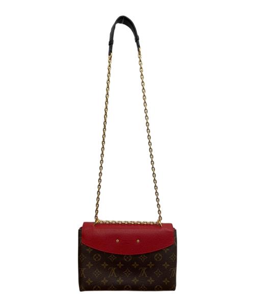 LOUIS VUITTON（ルイ ヴィトン）LOUIS VUITTON (ルイ ヴィトン) サン プラシード/モノグラム ブラウン×レッドの古着・服飾アイテム