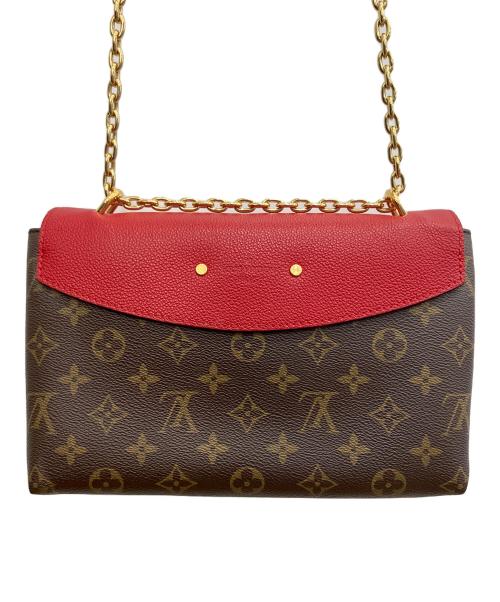 LOUIS VUITTON（ルイ ヴィトン）LOUIS VUITTON (ルイ ヴィトン) サン プラシード/モノグラム ブラウン×レッドの古着・服飾アイテム