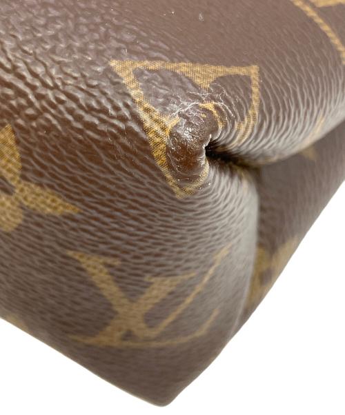 LOUIS VUITTON（ルイ ヴィトン）LOUIS VUITTON (ルイ ヴィトン) サン プラシード/モノグラム ブラウン×レッドの古着・服飾アイテム