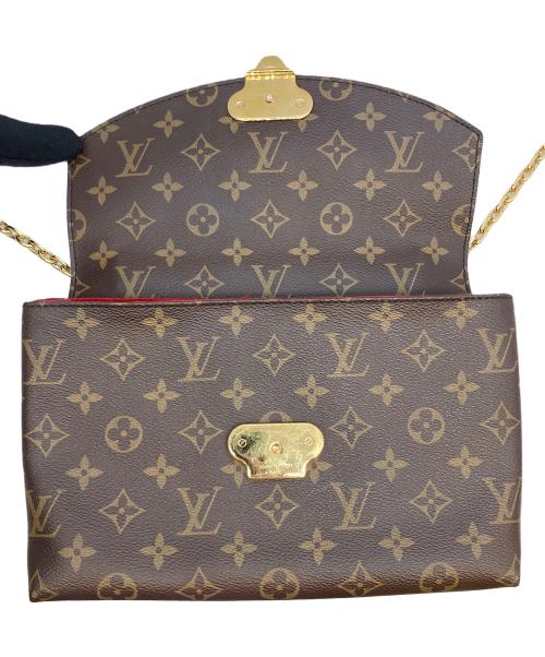 LOUIS VUITTON（ルイ ヴィトン）LOUIS VUITTON (ルイ ヴィトン) サン プラシード/モノグラム ブラウン×レッドの古着・服飾アイテム