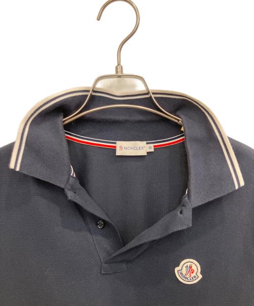 MONCLER（モンクレール）MONCLER (モンクレール) MAGLIA ポロシャツ ネイビー サイズ:SIZE Mの古着・服飾アイテム
