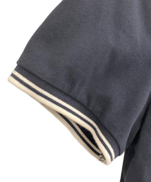 MONCLER（モンクレール）MONCLER (モンクレール) MAGLIA ポロシャツ ネイビー サイズ:SIZE Mの古着・服飾アイテム