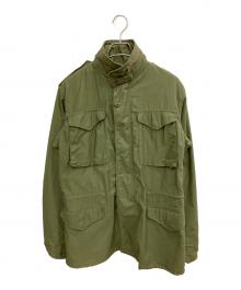 US ARMY×ALPHA INDUSTRIES INC（ユーエスアーミー×アルファインダストーリーズ）の古着「M65 フィールドジャケット　ミリタリージャケット」｜グリーン
