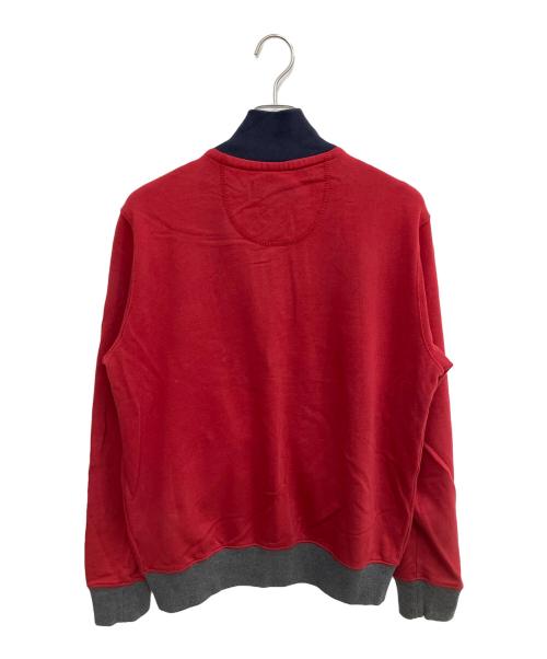 NAPAPIJRI（ナパピリ）NAPAPIJRI (ナパピリ) スウェットジャケット レッド×ネイビー サイズ:SIZE Mの古着・服飾アイテム