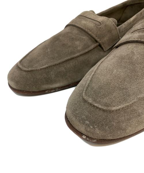 BARNEYS NEWYORK（バーニーズ・ニューヨーク）BARNEYS NEWYORK (バーニーズ・ニューヨーク) スウェードローファー ブラウン サイズ:SIZE 25cmの古着・服飾アイテム