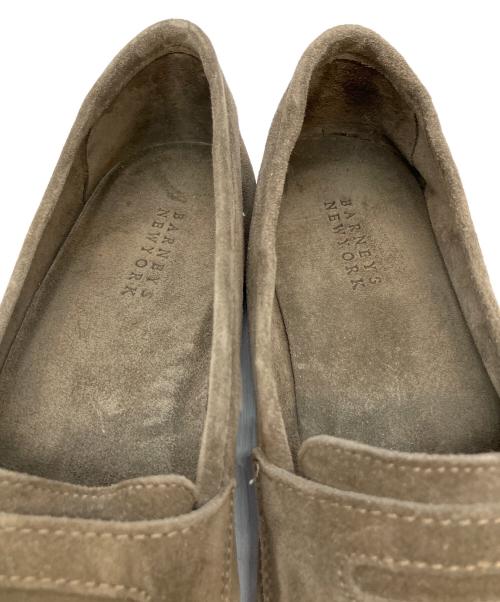 BARNEYS NEWYORK（バーニーズ・ニューヨーク）BARNEYS NEWYORK (バーニーズ・ニューヨーク) スウェードローファー ブラウン サイズ:SIZE 25cmの古着・服飾アイテム