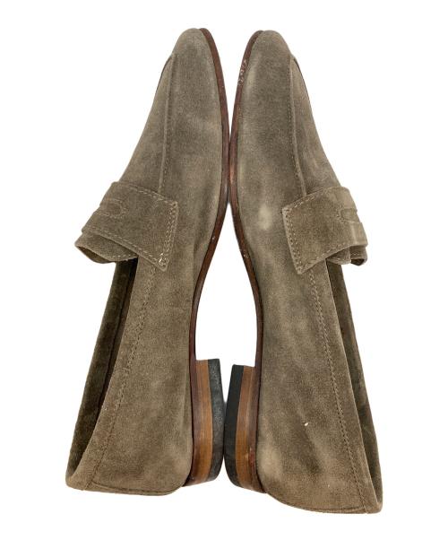 BARNEYS NEWYORK（バーニーズ・ニューヨーク）BARNEYS NEWYORK (バーニーズ・ニューヨーク) スウェードローファー ブラウン サイズ:SIZE 25cmの古着・服飾アイテム