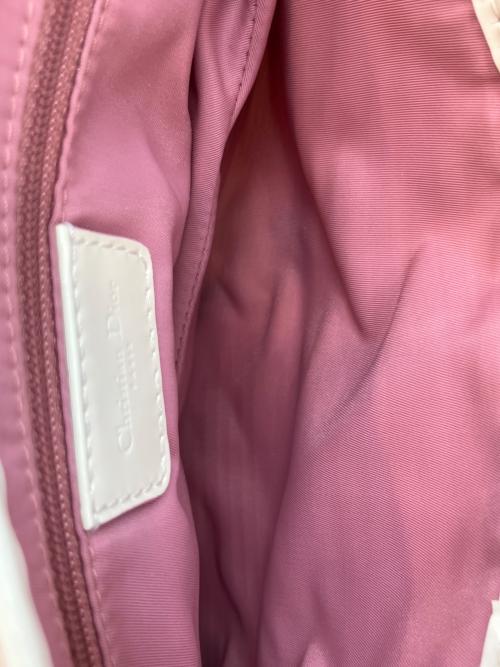 Christian Dior（クリスチャン ディオール）Christian Dior (クリスチャン ディオール) ワンショルダーバッグ ピンク×ホワイトの古着・服飾アイテム