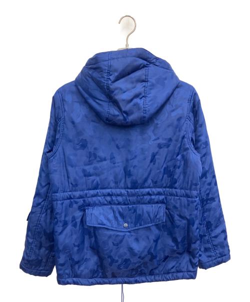 A BATHING APE（アベイシングエイプ）A BATHING APE (アベイシングエイプ) フーデッドジャケット マウンテンパーカー ブルー サイズ:SIZE Mの古着・服飾アイテム