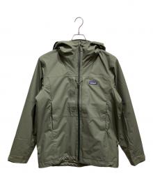 Patagonia（パタゴニア）の古着「インサレーテッド ボルダー フォーク レイン ジャケット マウンテンパーカー」｜カーキ