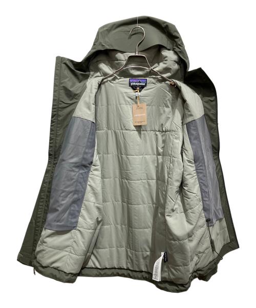 Patagonia（パタゴニア）Patagonia (パタゴニア) インサレーテッド ボルダー フォーク レイン ジャケット マウンテンパーカー カーキ サイズ:SIZE M 未使用品の古着・服飾アイテム