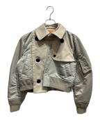 sacaiサカイ）の古着「MA-1 Nylon Twill Blouson ブルゾン」｜ベージュ