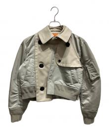 sacai（サカイ）の古着「MA-1 Nylon Twill Blouson ブルゾン」｜ベージュ