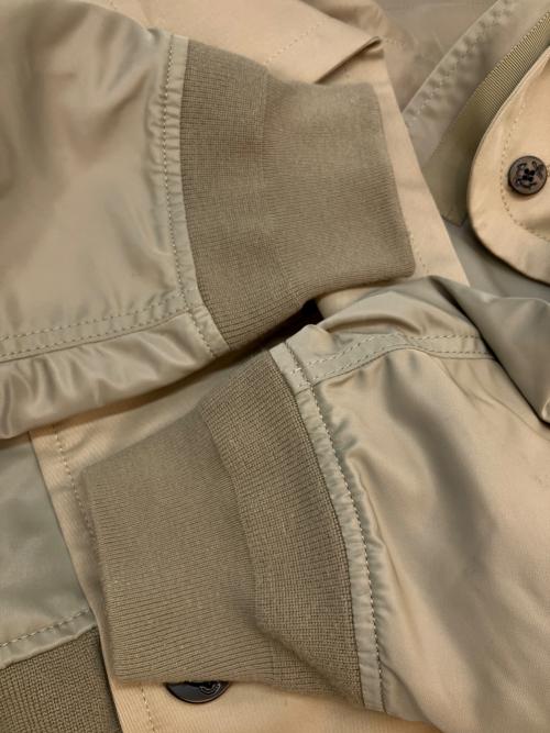 sacai（サカイ）sacai (サカイ) MA-1 Nylon Twill Blouson ブルゾン ベージュ サイズ:SIZE 1の古着・服飾アイテム