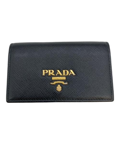 PRADA（プラダ）PRADA (プラダ) カードケース ブラックの古着・服飾アイテム