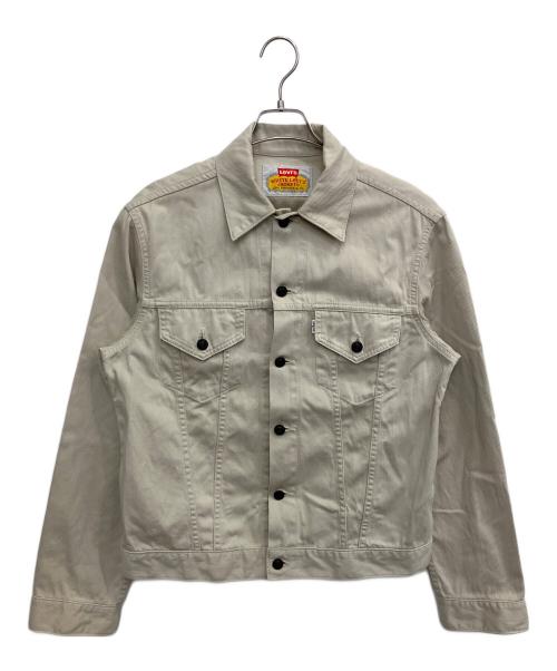 LEVI'S（リーバイス）LEVI'S (リーバイス) ホワイトリーバイスジャケット デニムジャケット アイボリー サイズ:SIZE 40インチの古着・服飾アイテム