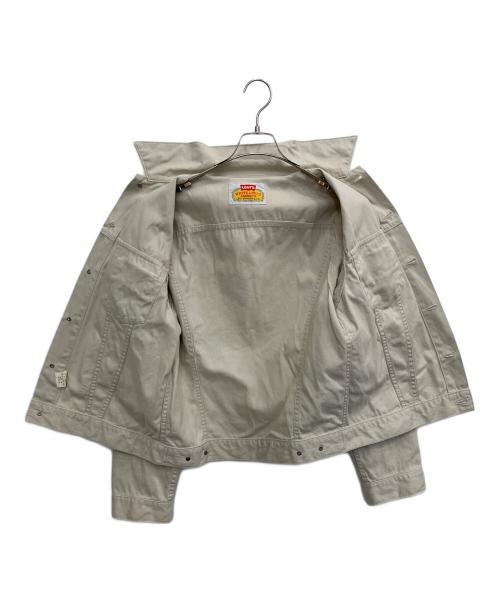 LEVI'S（リーバイス）LEVI'S (リーバイス) ホワイトリーバイスジャケット デニムジャケット アイボリー サイズ:SIZE 40インチの古着・服飾アイテム