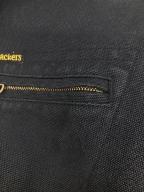 BACKERS（バッカーズ）Backers (バッカーズ) ワークジャケット　デニムジャケット ブラック サイズ:SIZE Mの古着・服飾アイテム