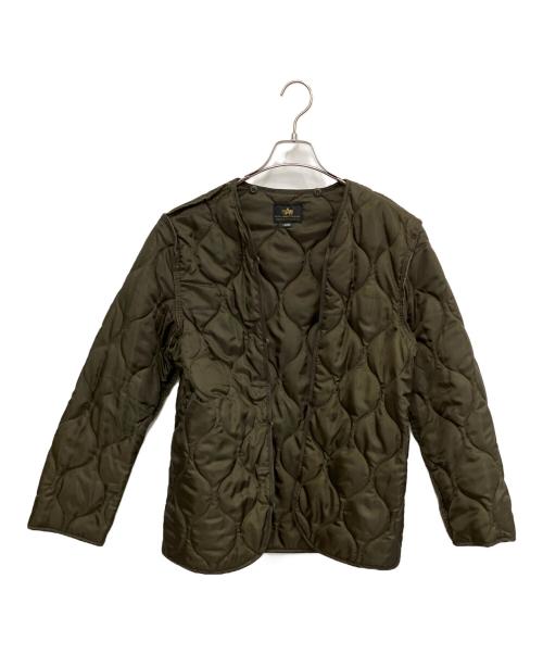 ALPHA（アルファ）ALPHA (アルファ) M65フィールドジャケット ミリタリージャケット グリーン サイズ:SIZE Lの古着・服飾アイテム
