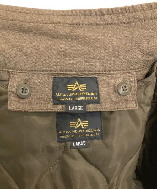 ALPHA（アルファ）ALPHA (アルファ) M65フィールドジャケット ミリタリージャケット グリーン サイズ:SIZE Lの古着・服飾アイテム