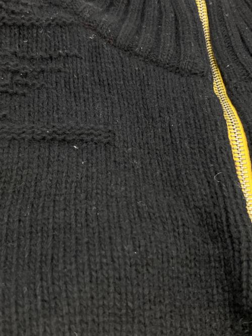 VERSACE（ヴェルサーチ）VERSACE (ヴェルサーチ) ハーフジップニット ブラック サイズ:SIZE Mの古着・服飾アイテム