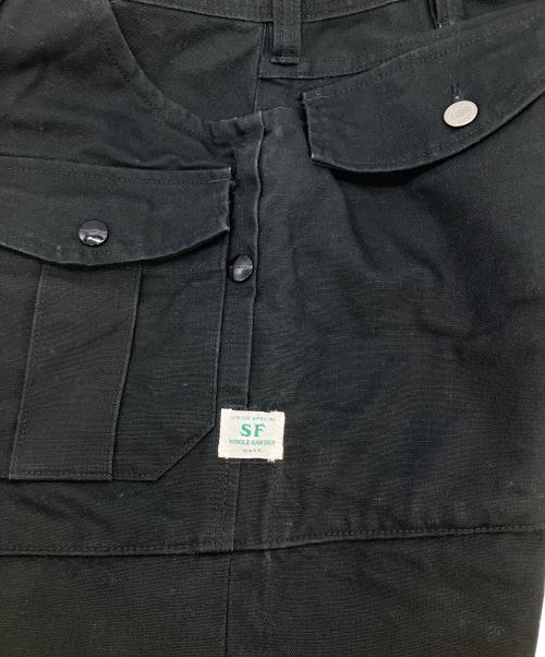 SASSAFRAS（ササフラス）SASSAFRAS (ササフラス) ワークパンツ ブラック サイズ:SIZE Sの古着・服飾アイテム