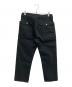 SASSAFRAS (ササフラス) ワークパンツ ブラック サイズ:SIZE S：5000円