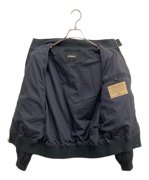 AVIREX（アヴィレックス）AVIREX (アヴィレックス) ジップアップジャケット ブラック サイズ:SIZE Mの古着・服飾アイテム