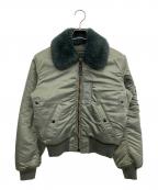 CAB CLOTHINGキャブ クロージング）の古着「B-15D　フライトジャケット」｜グリーン