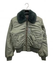 CAB CLOTHING（キャブ クロージング）の古着「B-15D　フライトジャケット」｜グリーン