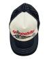 中古・古着 Hysteric Glamour (ヒステリックグラマー) SPEEDSTER メッシュキャップ ホワイト×ブラック：10000円
