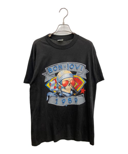 Spring Ford（スプリング フォード）Spring Ford (スプリング フォード) BON JOVI (ボンジョビ) We're Back Kickin' Ass プリント半袖Tシャツ ブラック サイズ:SIZE Lの古着・服飾アイテム