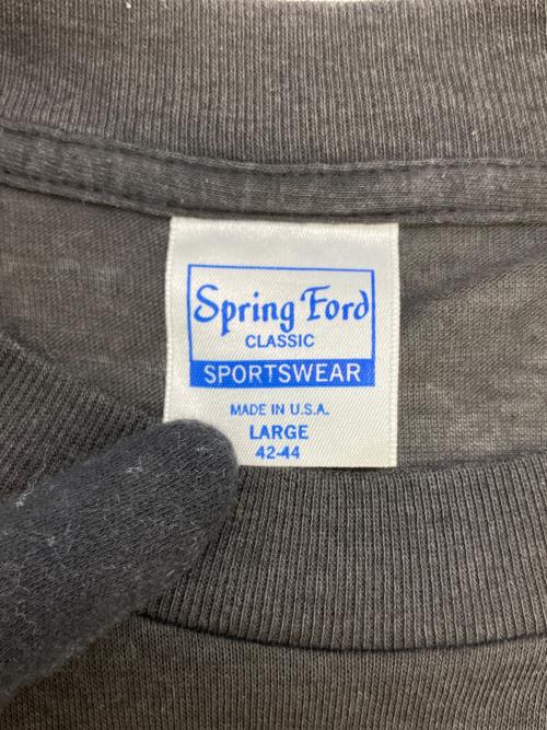 Spring Ford（スプリング フォード）Spring Ford (スプリング フォード) BON JOVI (ボンジョビ) We're Back Kickin' Ass プリント半袖Tシャツ ブラック サイズ:SIZE Lの古着・服飾アイテム