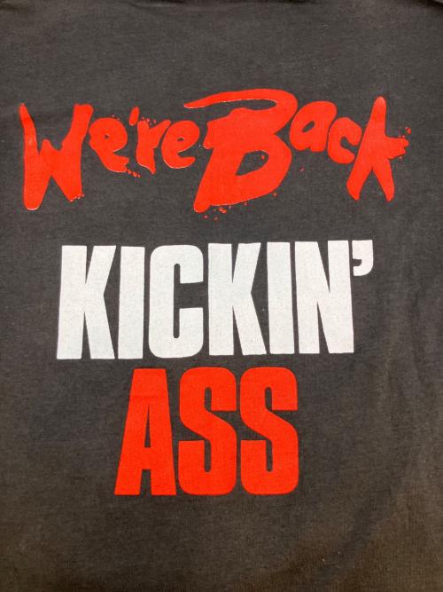 Spring Ford（スプリング フォード）Spring Ford (スプリング フォード) BON JOVI (ボンジョビ) We're Back Kickin' Ass プリント半袖Tシャツ ブラック サイズ:SIZE Lの古着・服飾アイテム