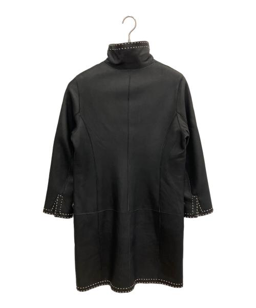 BALMAIN（バルマン）BALMAIN (バルマン) レザーコート ブラック サイズ:SIZE 11の古着・服飾アイテム