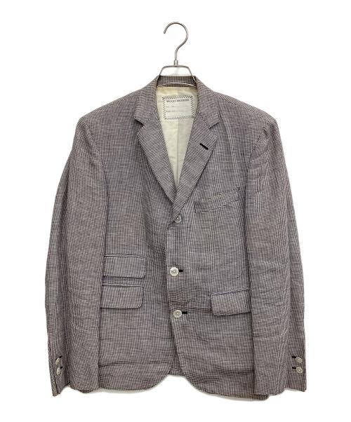 BROOKS BROTHERS（ブルックスブラザーズ）BROOKS BROTHERS (ブルックスブラザーズ) テーラードジャケット ブラック×ホワイト サイズ:SIZE BB1の古着・服飾アイテム