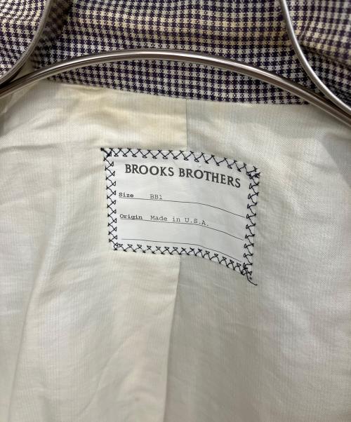 BROOKS BROTHERS（ブルックスブラザーズ）BROOKS BROTHERS (ブルックスブラザーズ) テーラードジャケット ブラック×ホワイト サイズ:SIZE BB1の古着・服飾アイテム