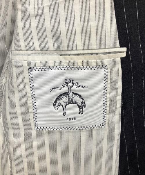 BROOKS BROTHERS（ブルックスブラザーズ）BROOKS BROTHERS (ブルックスブラザーズ) テーラードジャケット グレー×ホワイト サイズ:SIZE BB1の古着・服飾アイテム