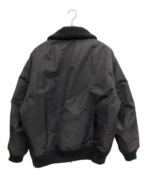 BEAMS（ビームス）BEAMS (ビームス) ビッグ フェード ミリタリーブルゾン ブラック サイズ:SIZE Lの古着・服飾アイテム