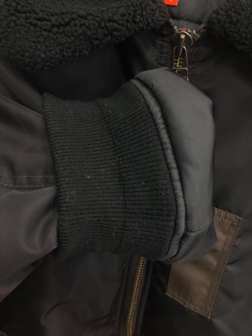 BEAMS（ビームス）BEAMS (ビームス) ビッグ フェード ミリタリーブルゾン ブラック サイズ:SIZE Lの古着・服飾アイテム